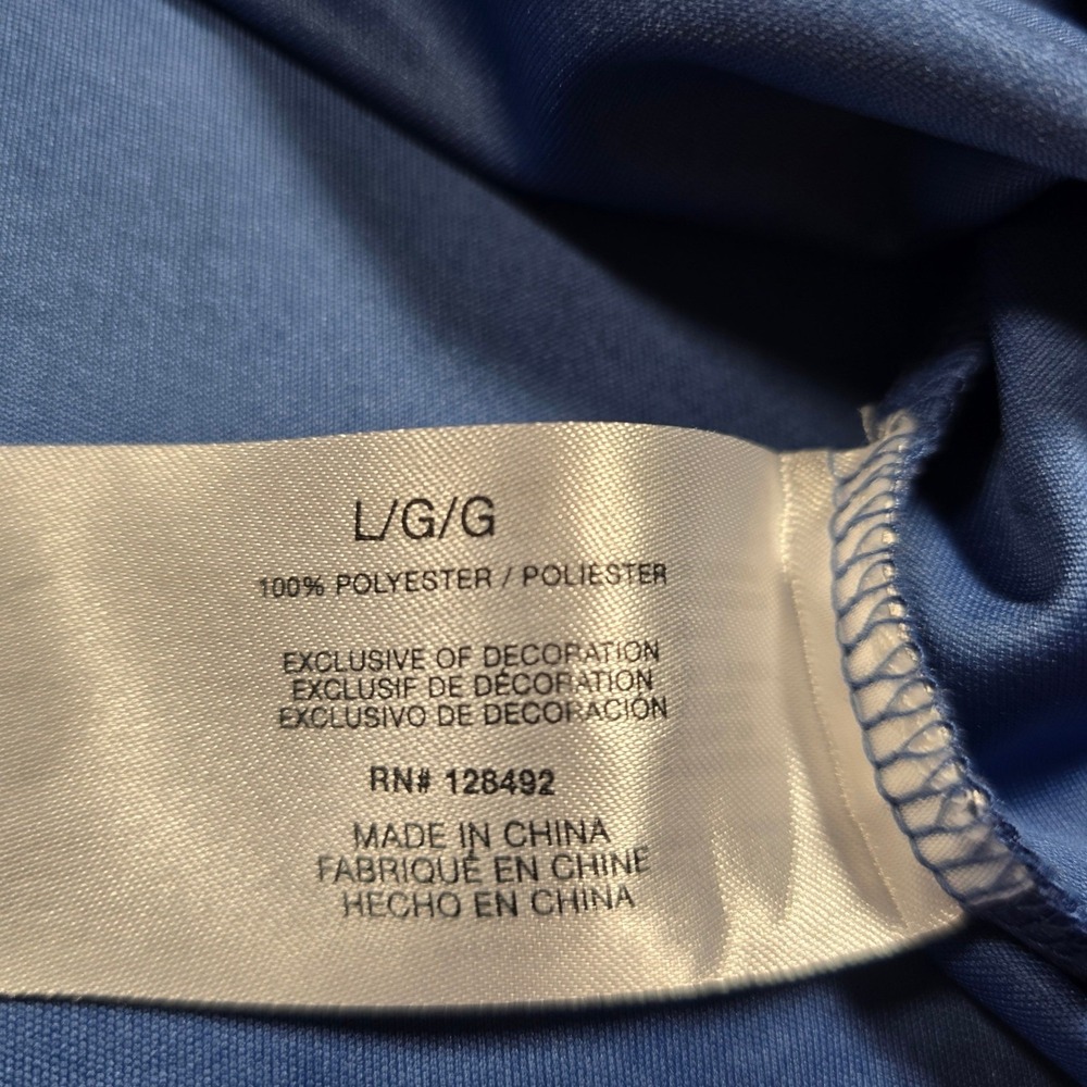 Greg Norman golf Ryder Cup 1926 Polo Shirt Mens Large Blue ML75 Play Dry - Picture 8 of 9